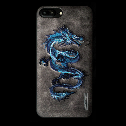 Phone Case Dragon Embroidery Awesome Cool..