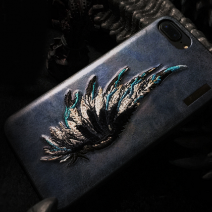 Phone Case Wing Embroidery Awesome Cool For teens..