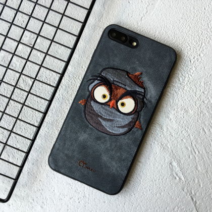 Phone Case Embroidery Funny Devil, For Teens..