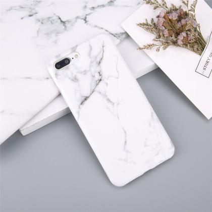 White Marble Battery Power iPhone C..