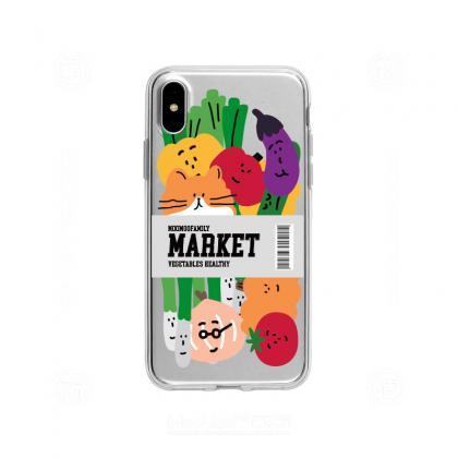 iPhone Case Cute Vegetable Clean Fo..