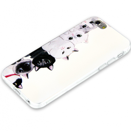 Phone Case White Cat Cute Funny Awesome Animal..