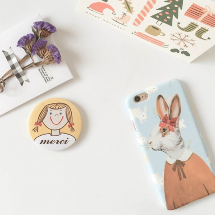 Phone Cases Fashion Blue Rabbit Animal Awesome For..