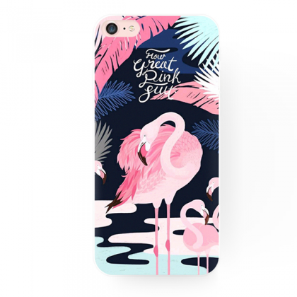 Pink Flamingo Iphone Case