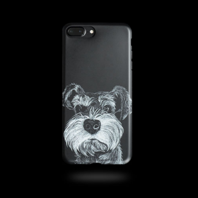 Phone case cute Schnauzer dog black Animal Tumblr iphone 6,6s,6plus,6s plus,7,7plus cases covers accessories smartphone cases phone skins