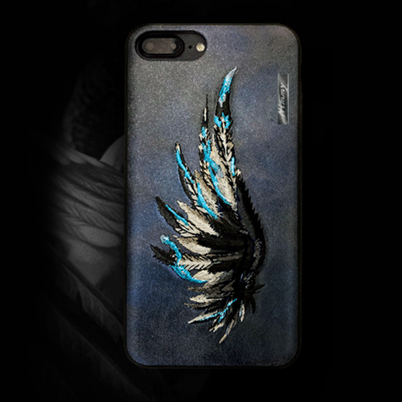 Phone Case Wing Embroidery Awesome Cool For teens Couples Iphone 6s,6s Plus,7,7plus Cases Covers Accessories Smartphone Cases Phone Skins