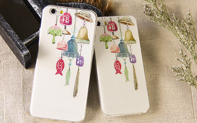 Simple Stylish White Wind Bell For Girls Lovely Phone Case Iphone5 5s Iphone6 6s Iphone6plus 6splus On Luulla