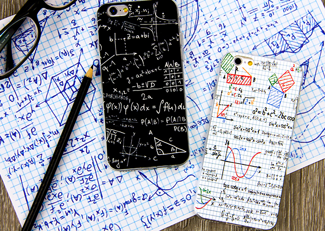 Black Mathematics Study Funny Phone Case Iphone5,5s,iphone6,6s,iphone6plus,6splus Cases Covers Accessories Smart Phone Cases Phone Skins