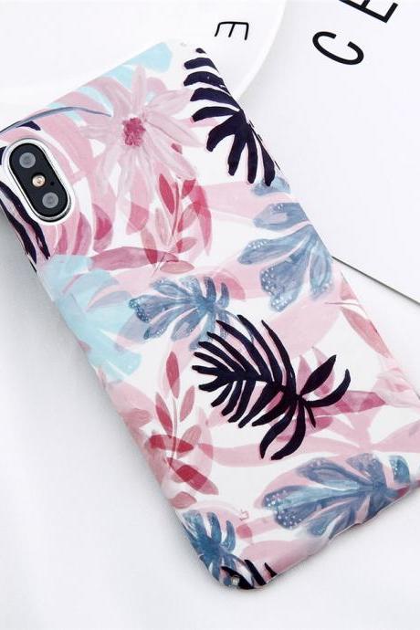 Phone case Popular Plant Flower ins Tumblr iPhone 6,6s,6plus,6s plus,7,7plus,8,8plus, iPhone X cases 