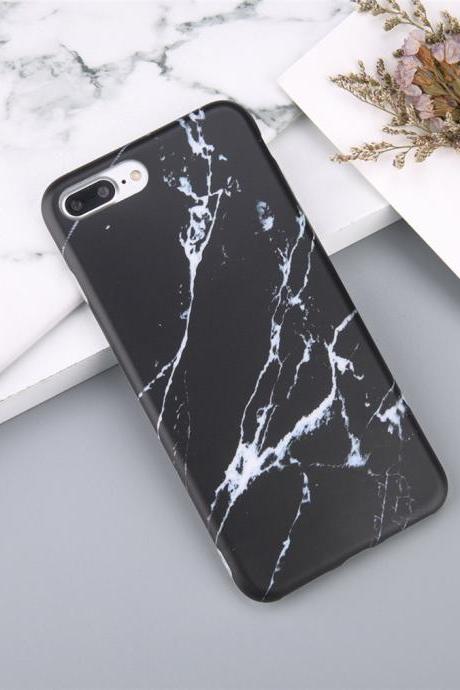 Black Clear Marble Battery Power iPhone Case iPhone 6,6s,6plus,6s plus,7,7plus,8,8plus, iPhone X cases 
