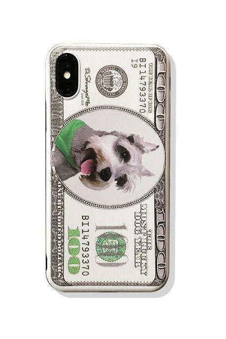 Phone case cute Schnauzer dog Animal Tumblr iphone7,7plus,8,8plus,X,XMax,cases covers accessories smartphone cases phone skins