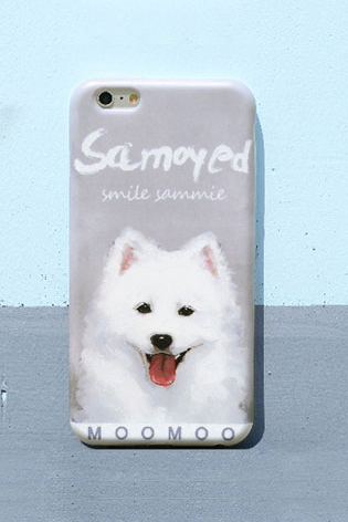 Phone case pet puppy Samoyed dog cute iphone7/8/7plus/8plus cases covers accessories smart phone cases phone skins